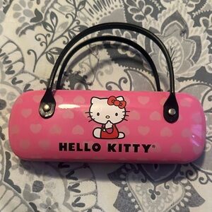 Hello Kitty Pink Heart Glasses Case